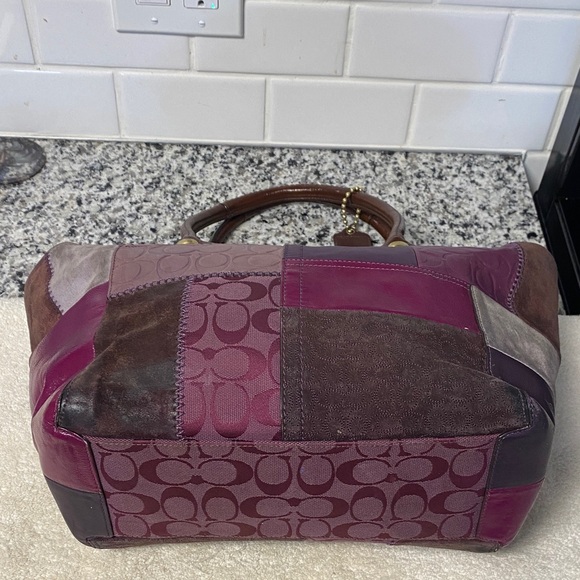 Coach Multicolor Patchwork Tote - Picture 10 of 16